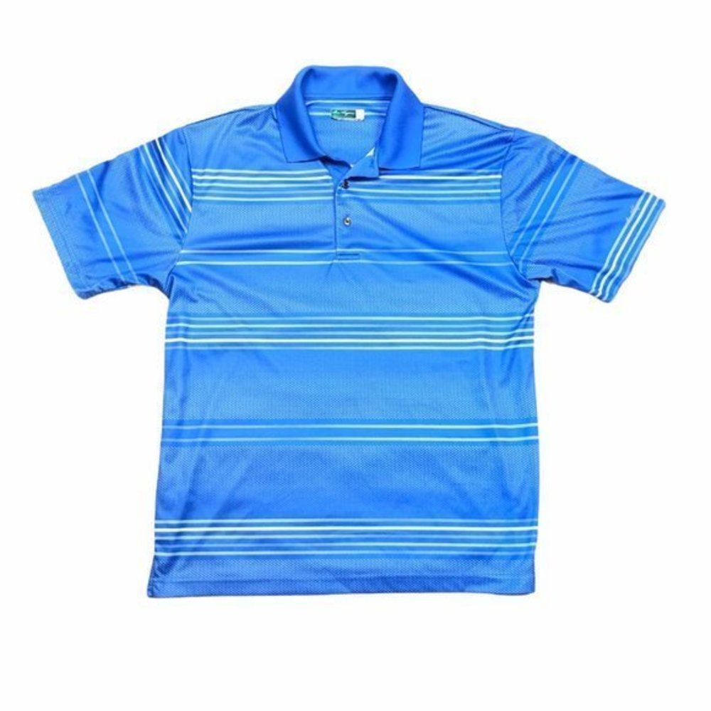 Ben Hogan Mens Golf Shirt Blue Size Large
